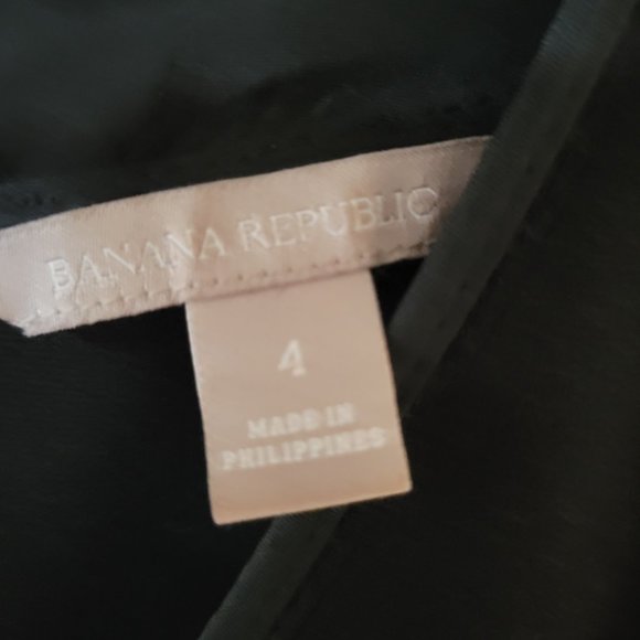 Banana Republic | Black Fit & Flare Dress, Size 4 - Picture 14 of 16